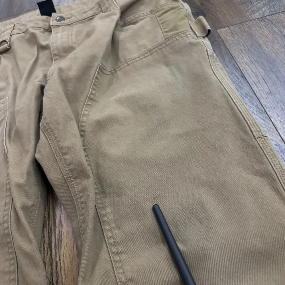 Noble Outfitters Mens‎ Work Pants 38x30 Brown Canvas Utility Carpenter Ranch